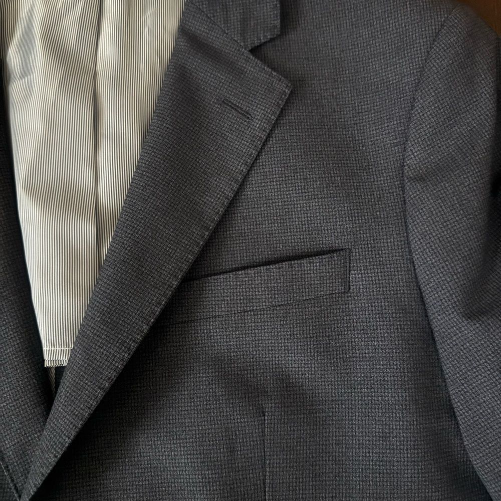 Michael Kors Navy Blazer Mens 40R Sport Coat Business Casual Jacket - Picture 3 of 8